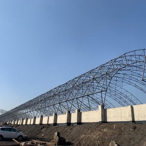 山西銀豐煤炭運銷有限公司10萬平方煤場焊接球工程